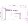 Voir la diapositive 6 : VIDAXL Buffet blanc brillant 100x36x60 cm bois d'ingenierie