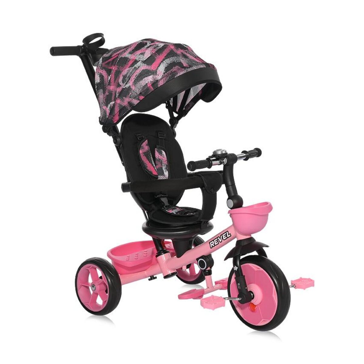 Lorelli Tricycle évolutif pour bébé / enfant Revel - rose