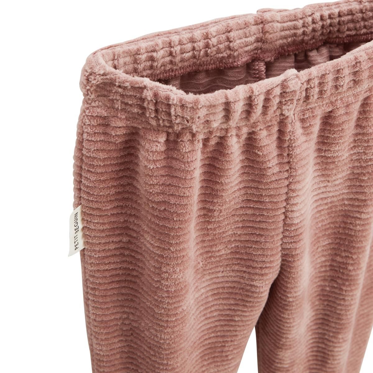 Petit Béguin Ensemble bébé sweat et pantalon en velours Oona