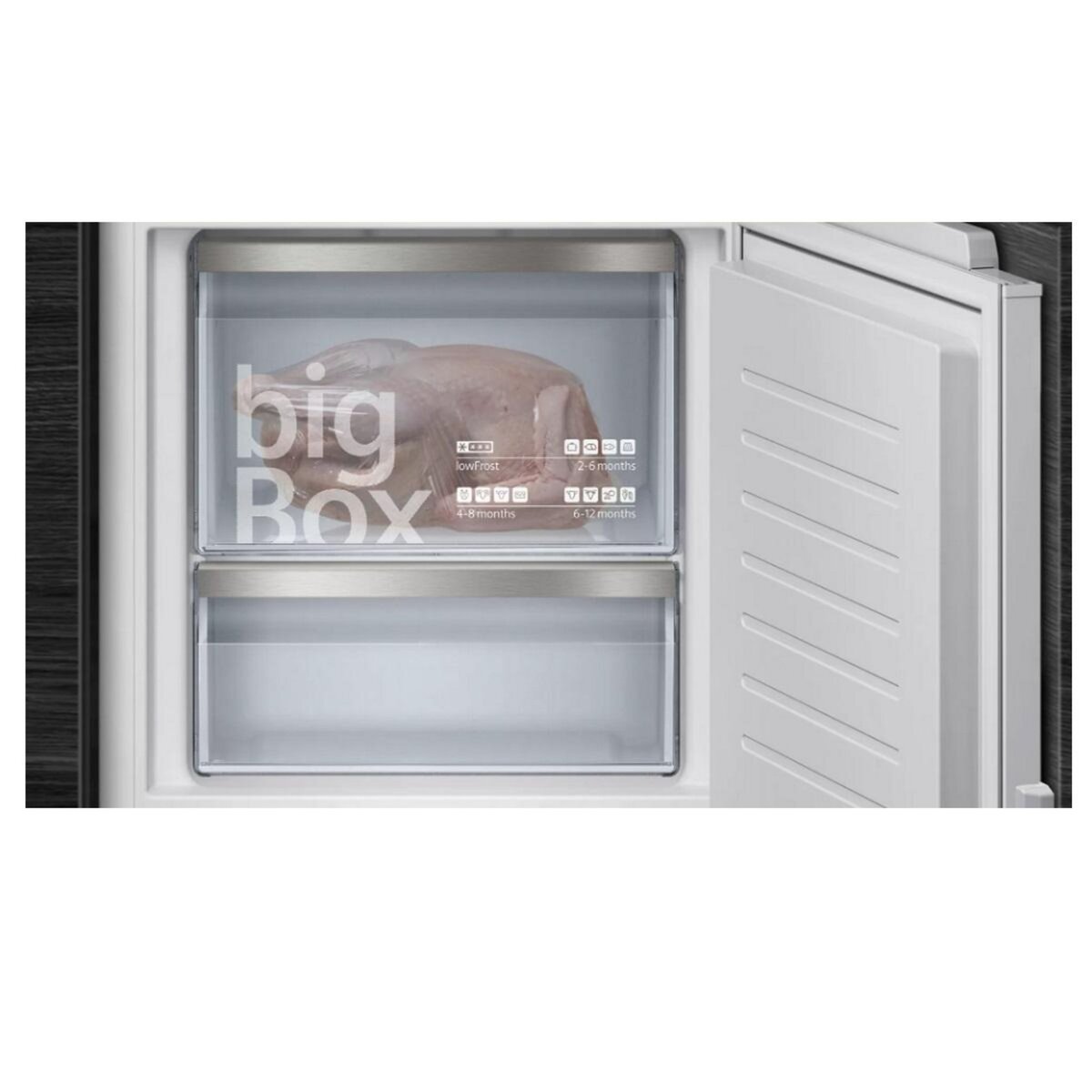 Siemens Réfrigérateur combiné intégrable à pantographe 231l blanc - KI77SADE0