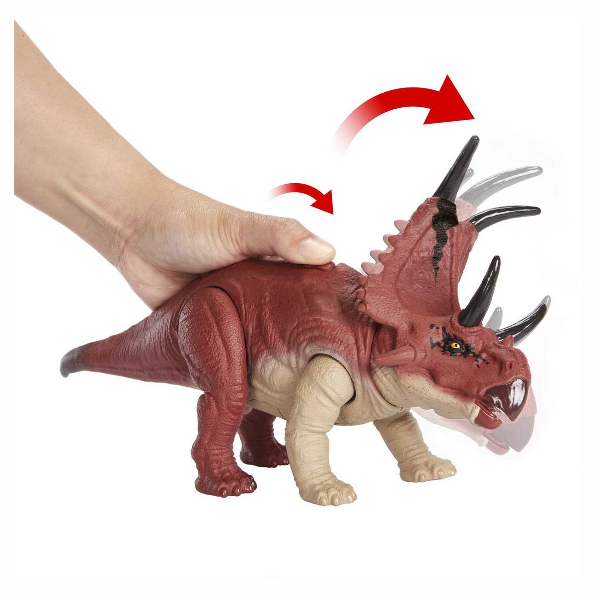 JURASSIC WORLD Figurine Diabloceratops sonore rugissement féroce Jurassic World 