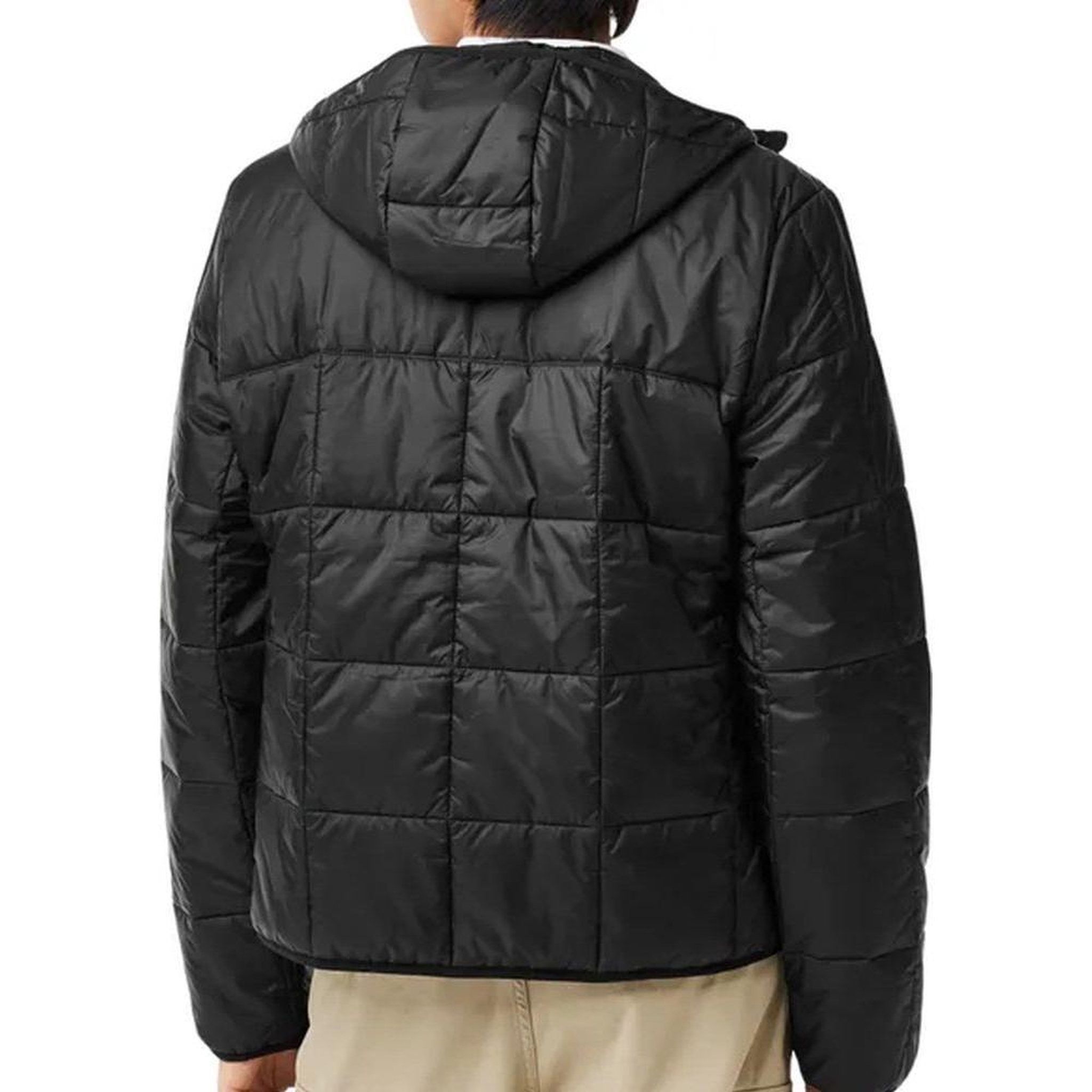 Voir la diapositive 4 : Lacoste Doudoune noire homme lacoste bh1666