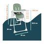 Voir la diapositive 4 : LOOPING Chaise haute - LOOPING - CH100VT - Multipositions