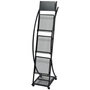 Voir la diapositive 1 : VIDAXL Porte-revue 40 x 32 x 131 cm Noir A4