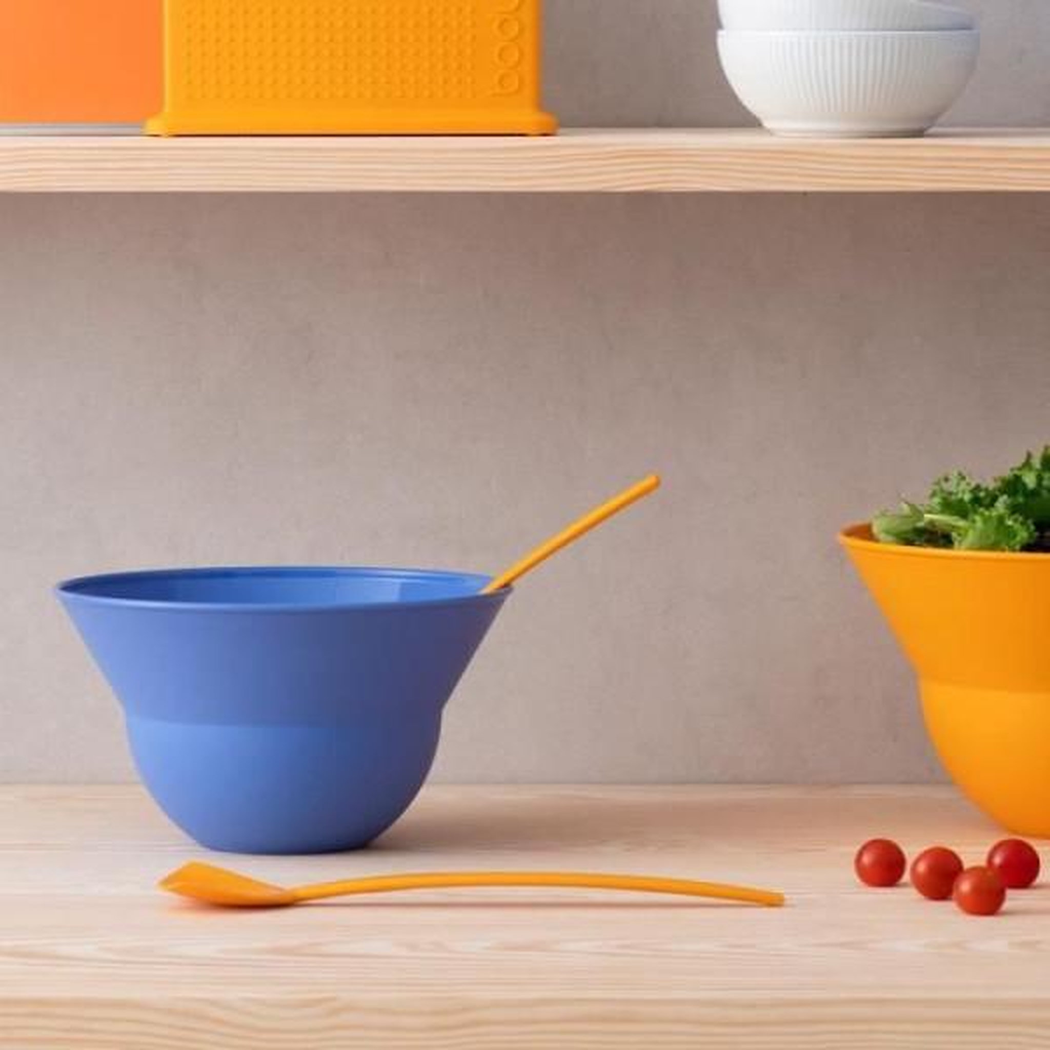 Voir la diapositive 4 : Bodum Ensemble de 2 bols 3 L et 4.9 L avec couverts a salade - BODUM - Topee - Matisse