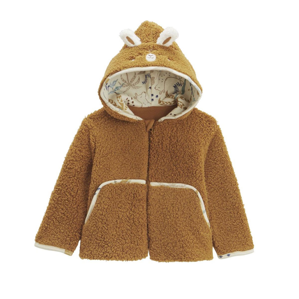 Petit Béguin Ensemble bébé veste et pantalon en sherpa Lamascotte