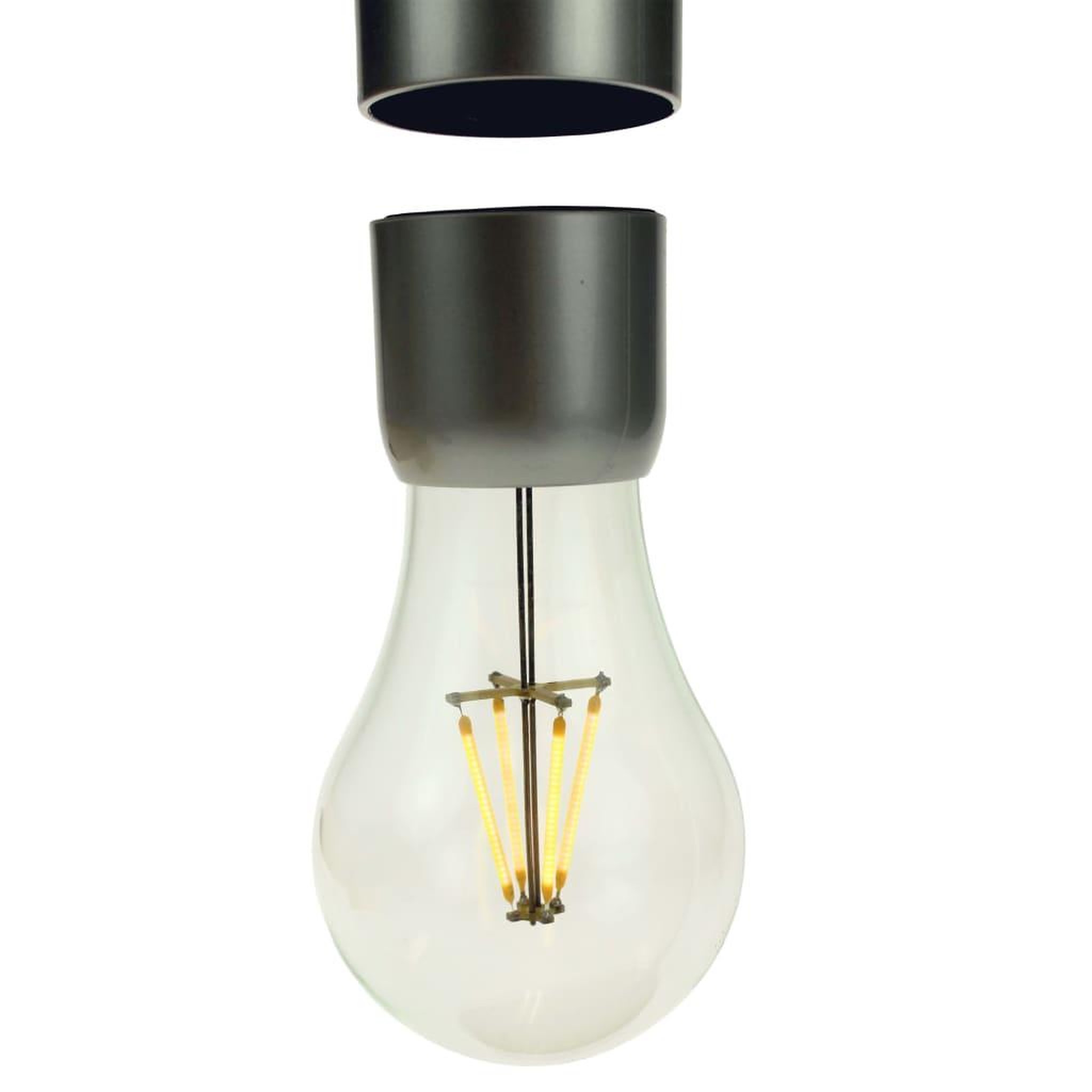 Voir la diapositive 2 : United Entertainment United Entertainment Lampe a levitation magnetique avec base en chene
