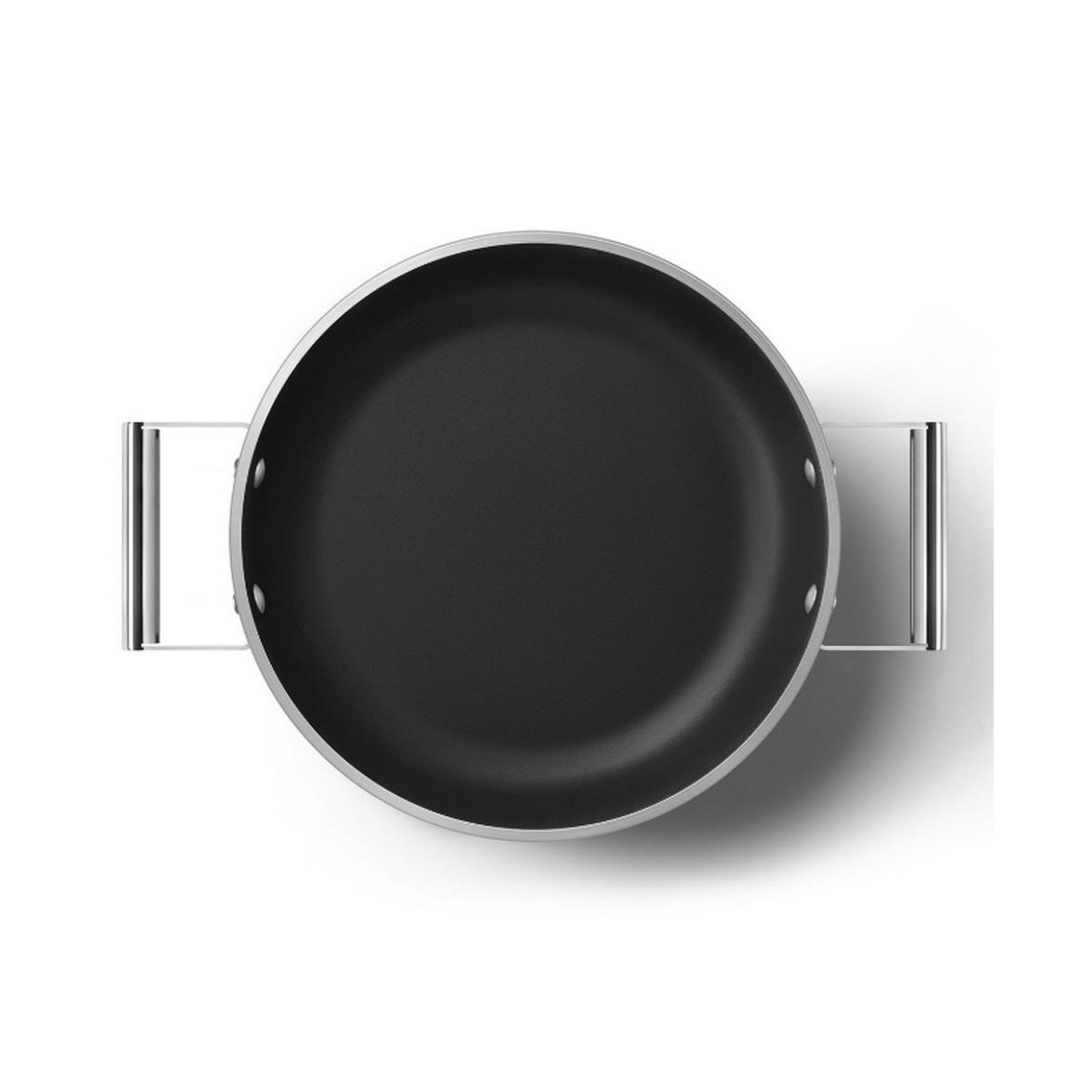 Voir la diapositive 4 : SMEG Sauteuse noir mat 28cm + couvercle - dpf2812blm