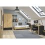 Voir la diapositive 5 : Chiffonnier 4 tiroirs L44xH87xP41cm MARCUS