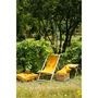 Voir la diapositive 2 : Jardin prive Transat Chilienne agrafée - JARDIN PRIVE - Cumin - F100