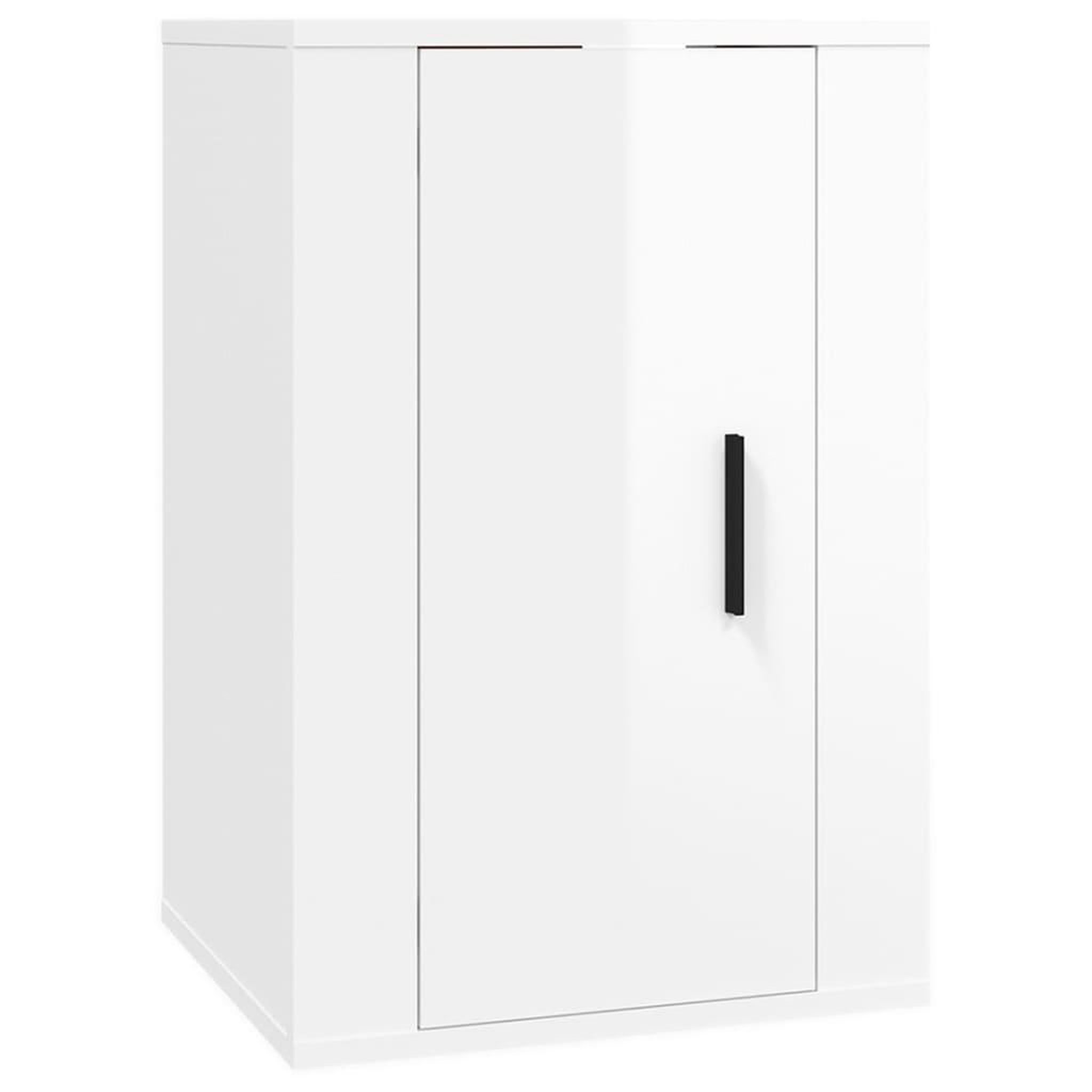 Voir la diapositive 5 : VIDAXL Ensemble de meubles TV 3 pcs Blanc brillant Bois d'ingenierie