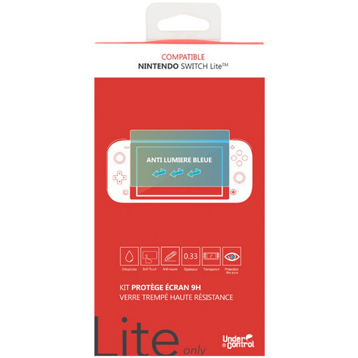 Kit de Protection Écran anti lumière Bleu Nintendo Switch