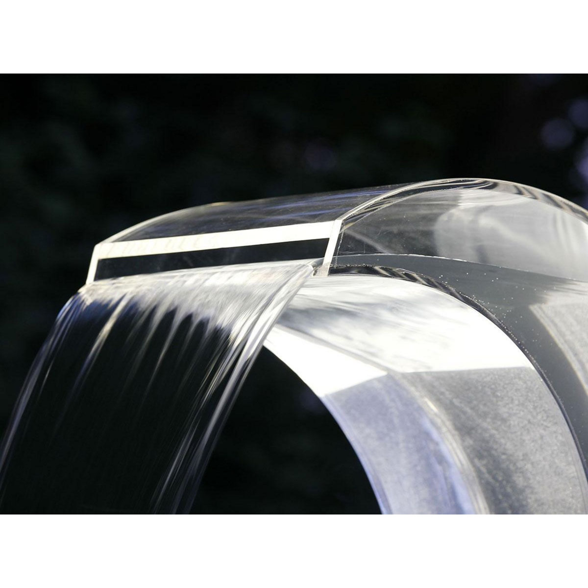 Ubbink Cascade de piscine Mamba LED en acrylique transparent - Ubbink