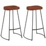 Voir la diapositive 2 : VIDAXL Tabourets de bar Gavin lot de 2 50x40x78cm bois massif manguier