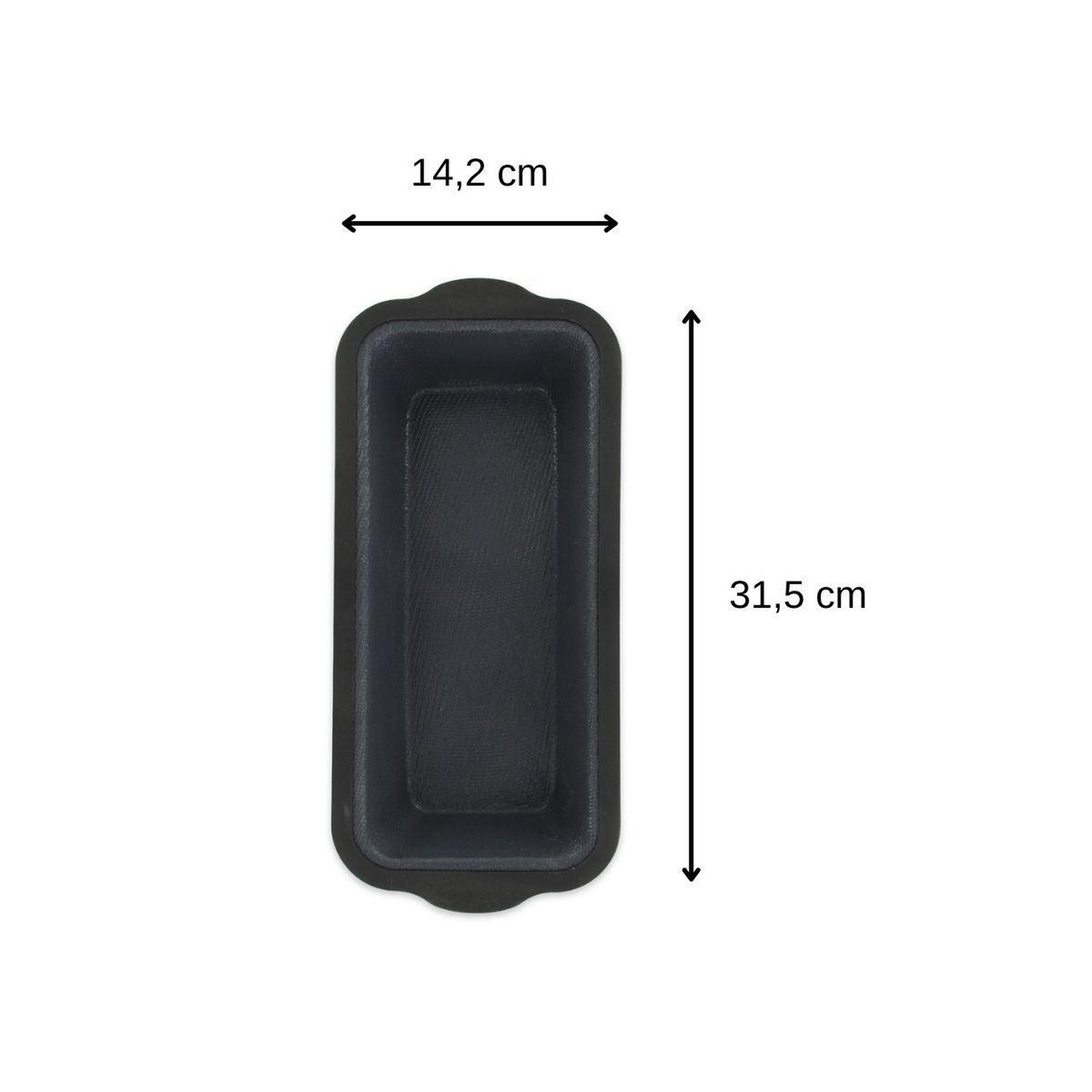 Voir la diapositive 3 : ZENKER Lot de 2 moules à gâteaux 31,5/14,2 cm en silicone silicone fibre de verre silicone fibre de verre zenker  silicone fibre de verre