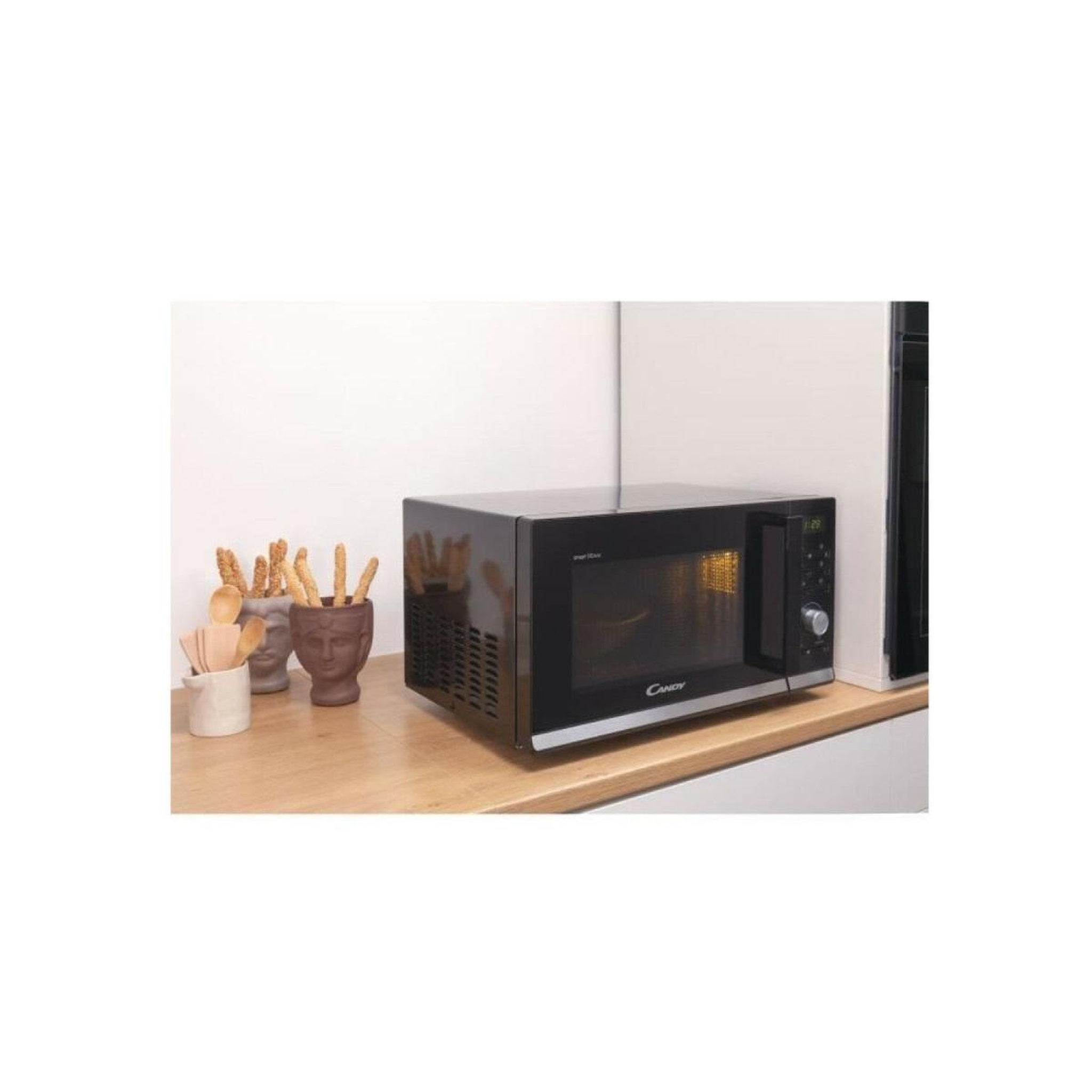 Voir la diapositive 4 : Candy Micro-ondes gril 20l 900w noir - cmga23tndb