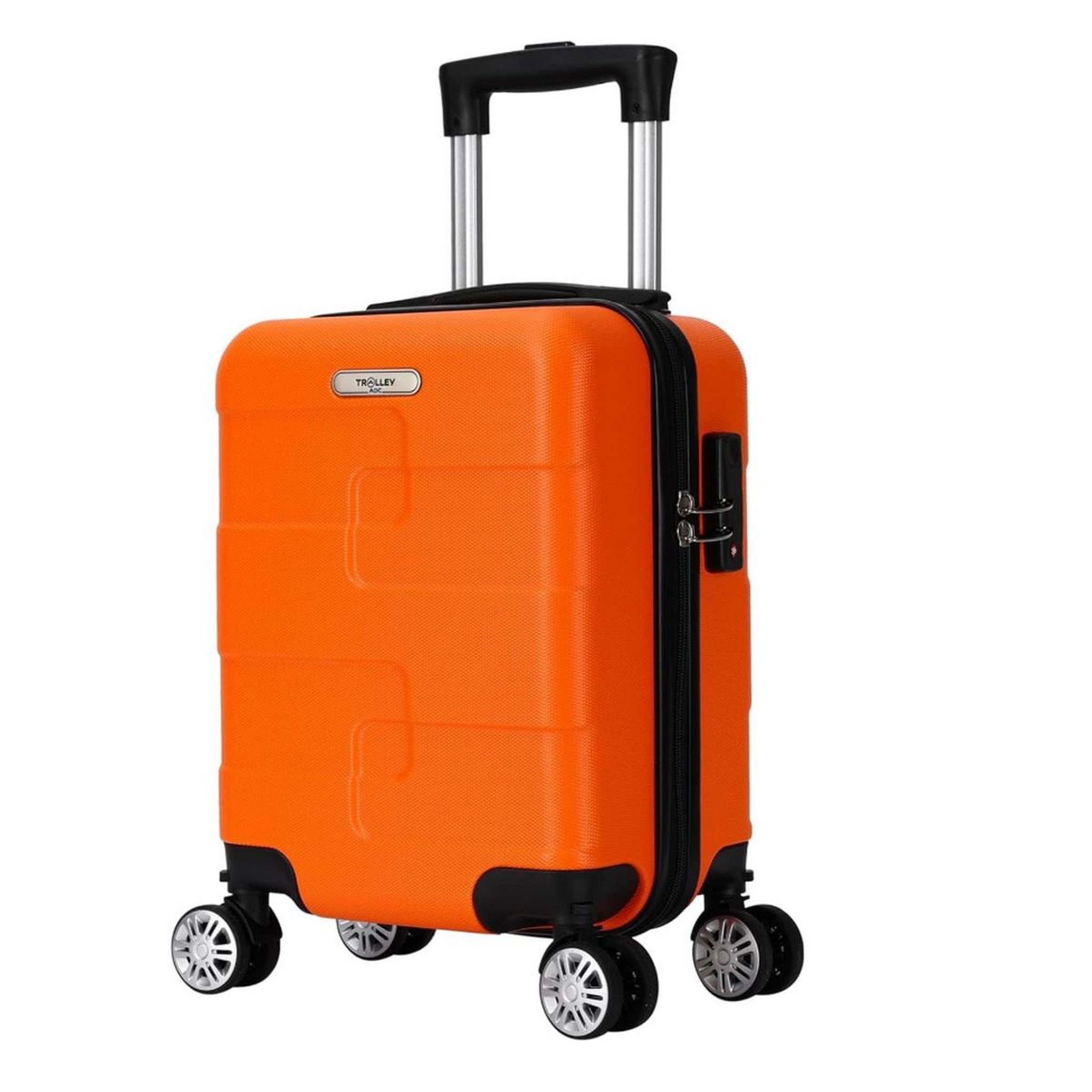 TROLLEY ADC Valise à roulettes orange - val-752