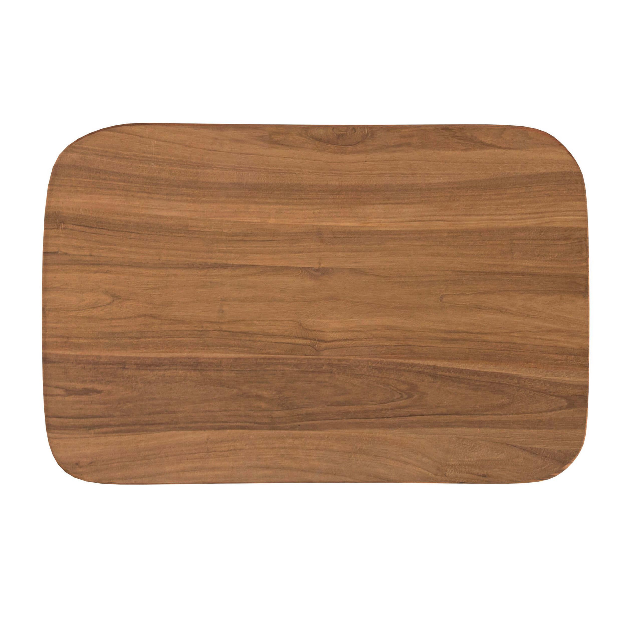 Voir la diapositive 3 : MAISON PAVANE Tabouret de bar en bois de teck 77 cm-vittoria