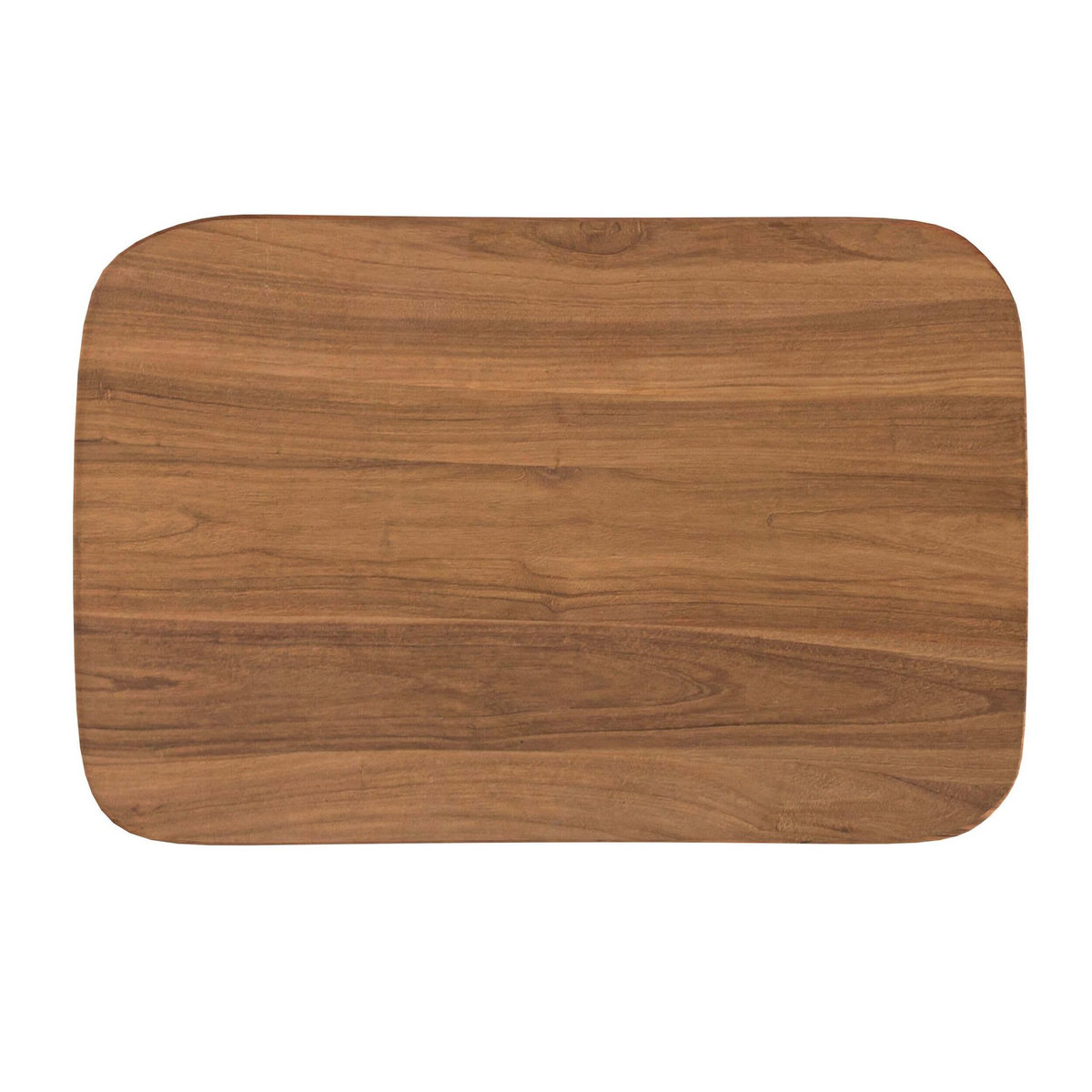 Rendez vous déco Tabouret de bar en bois de teck 77 cm-Vittoria