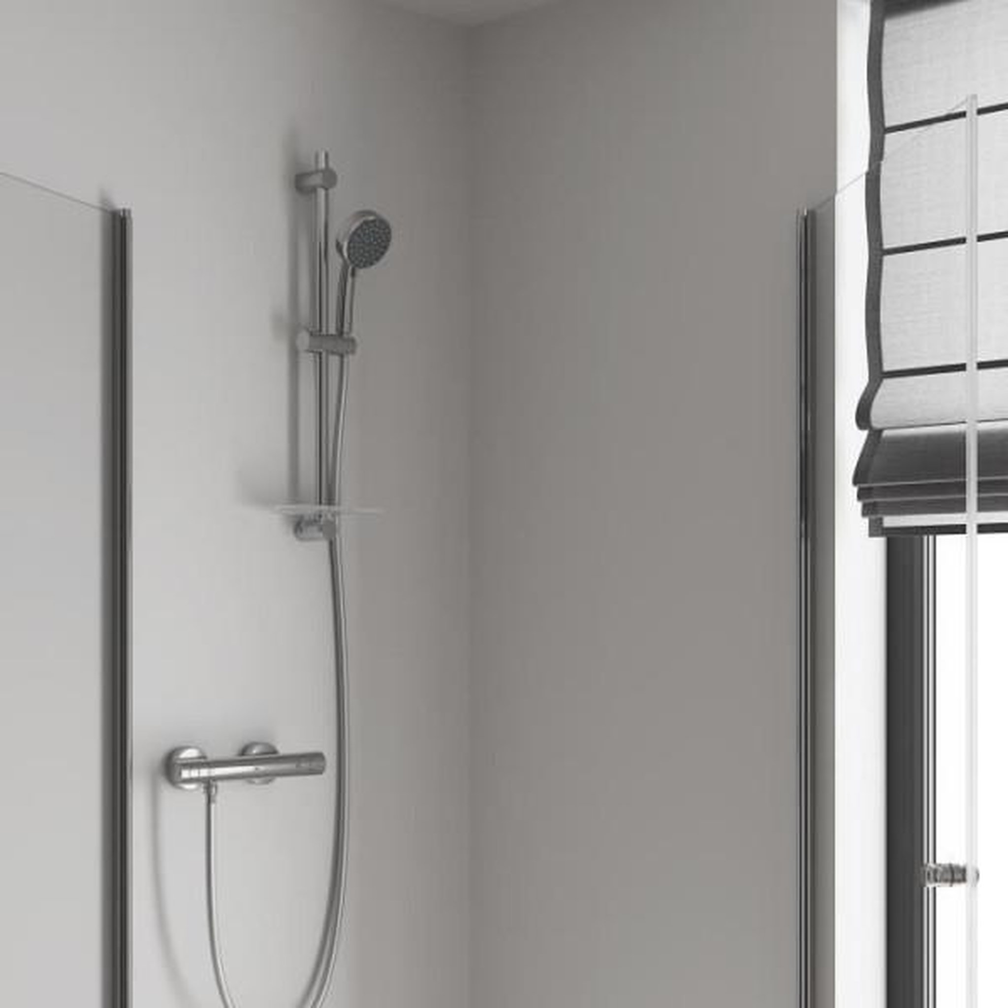 Voir la diapositive 2 : Grohe Grohe mitigeur thermostatique douche precision get, montage mural, indicateur de température, filtres intégré, 34773000