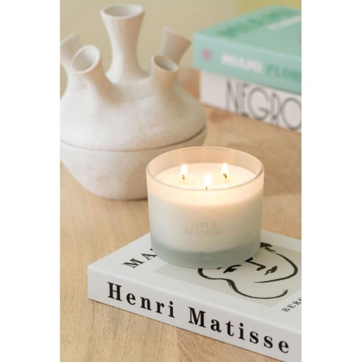 Paris Prix Vase Corail en Argile  Seymour  19cm Blanc