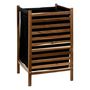 Voir la diapositive 2 : Paris Prix Panier à Linge en Bois  Blackacia  65cm Marron