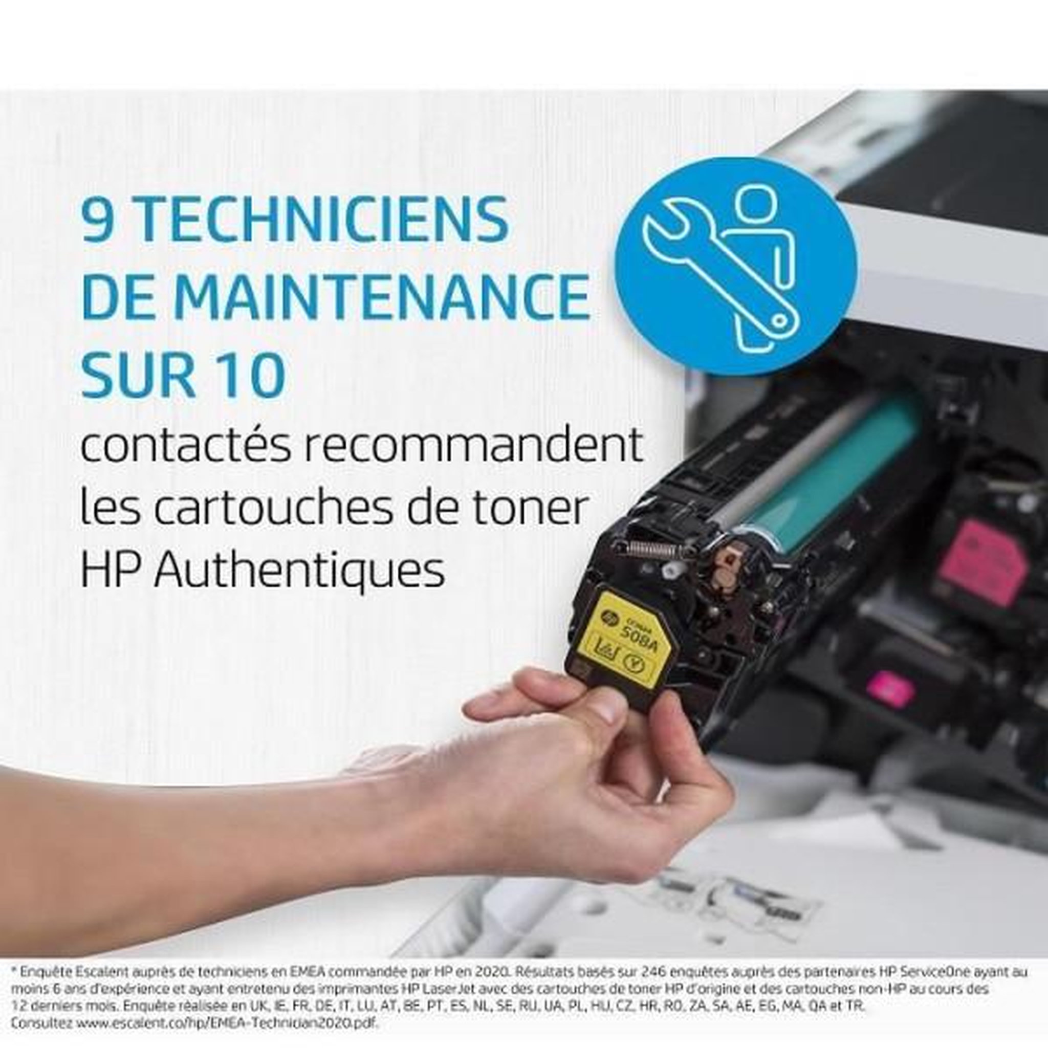 Voir la diapositive 4 : HP HP 85A pack de 2 toners LaserJet noirs authentiques CE285AD pour HP LaserJet Pro M1132/M1212/M1217/P1102/P1104/P1106