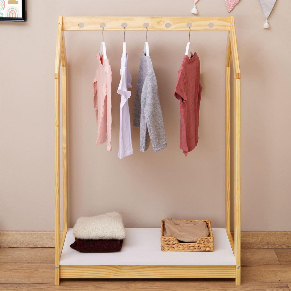 IDIMEX Portant enfant SALLY en pin massif