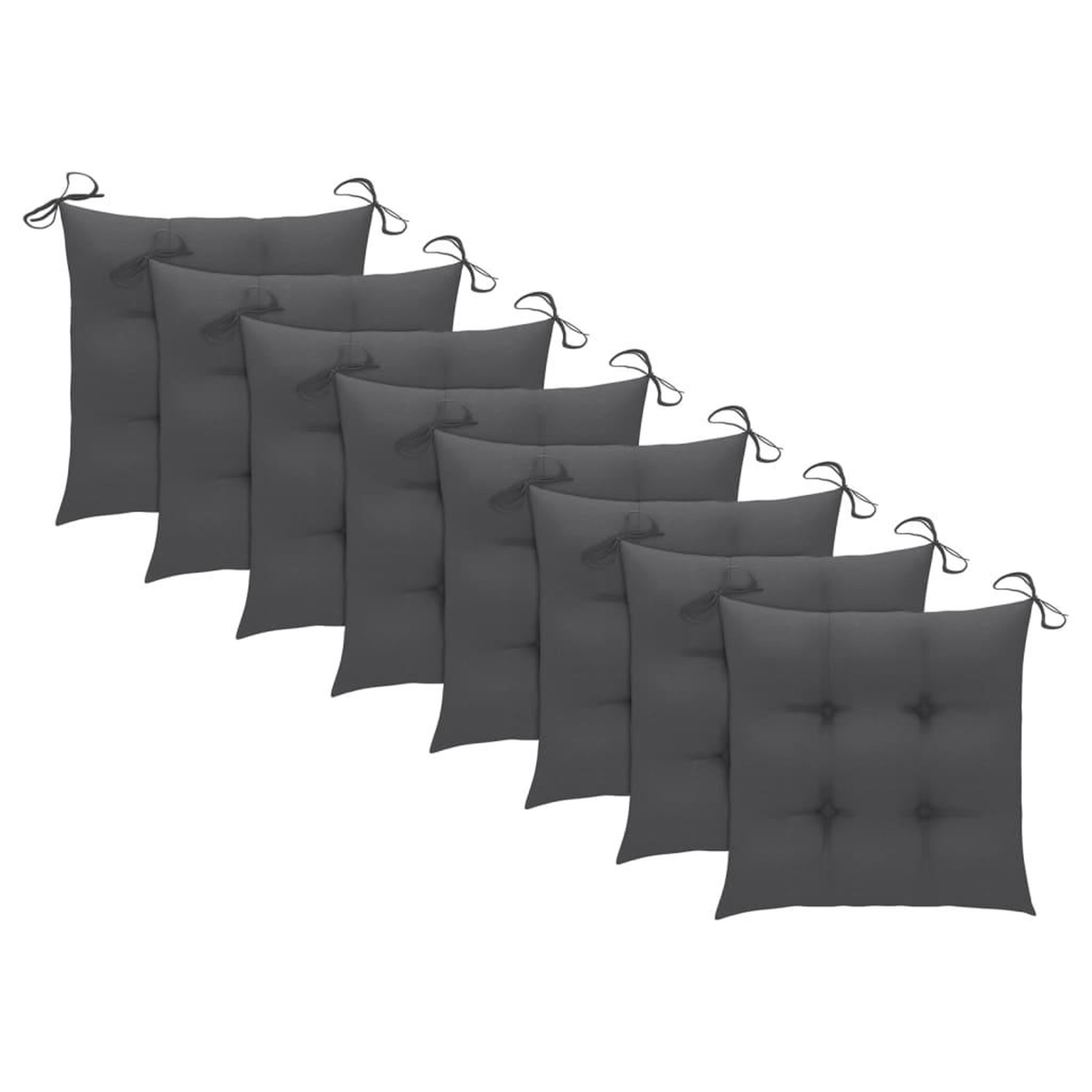Voir la diapositive 5 : VIDAXL Chaises de jardin avec coussins lot de 8 Bois d'acacia solide
