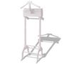 Voir la diapositive 2 : VIDAXL Portant à vêtements avec armoire Bois Blanc