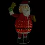 VIDAXL Decoration de Noël Figurine Pere Noël LED Tissu de luxe 180 cm