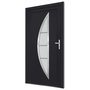 Voir la diapositive 4 : VIDAXL Porte d'entree anthracite 98x190 cm PVC