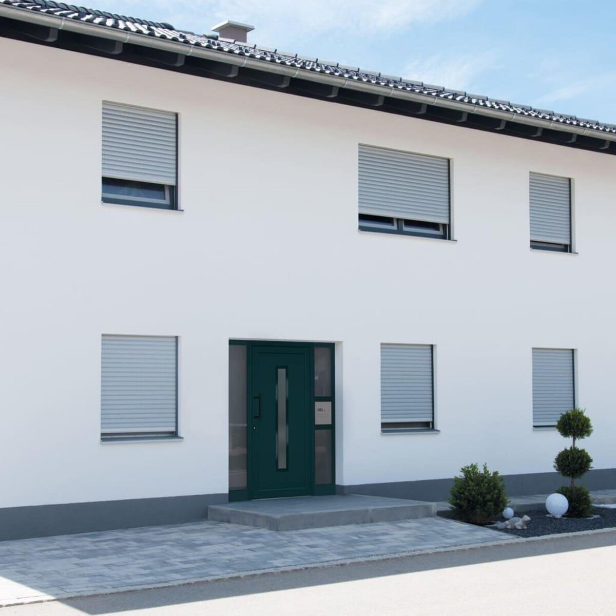 VIDAXL Porte d'entree anthracite 108x208 cm PVC