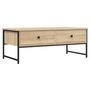 Voir la diapositive 2 : VIDAXL Table basse chene sonoma 101x49x39,5 cm bois d'ingenierie