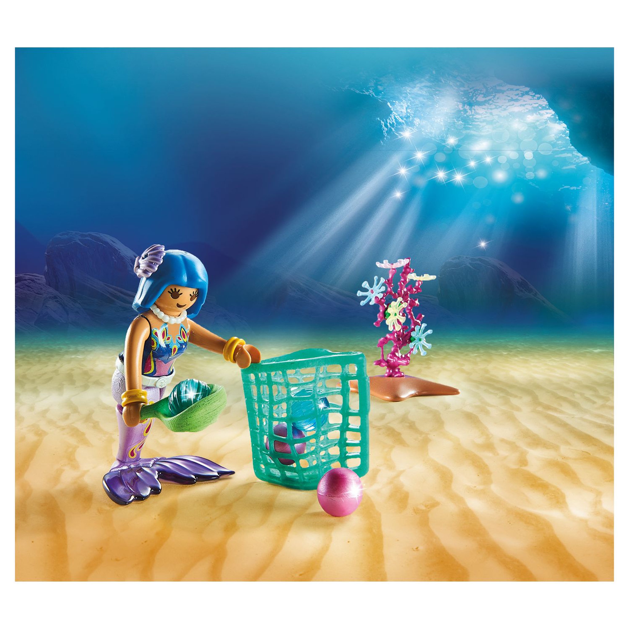 Voir la diapositive 3 : PLAYMOBIL 70099 - Magic - Chercheurs de perles et raies