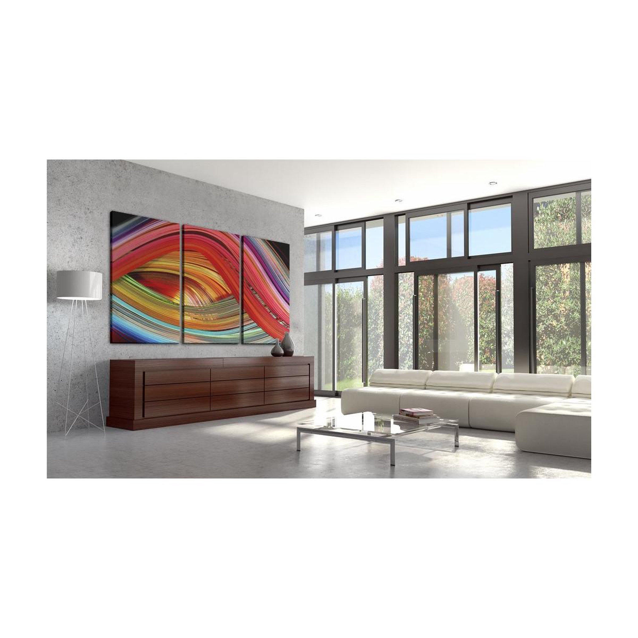Voir la diapositive 2 : Paris Prix Tableau Imprimé  Arc en Ciel