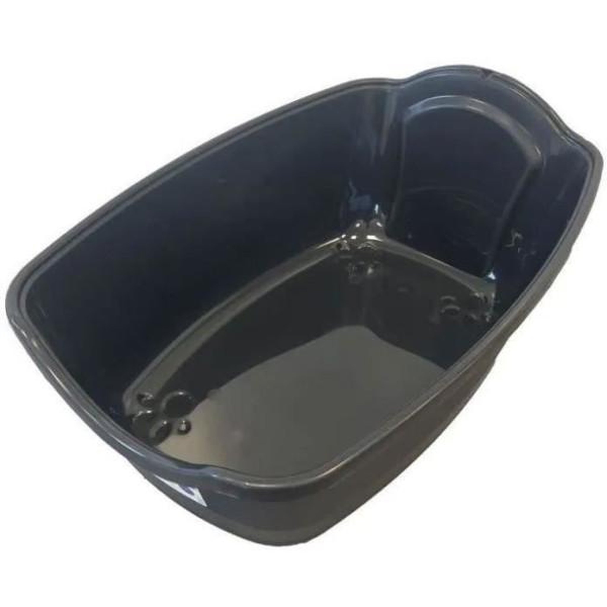 Voir la diapositive 5 : MARKET24 Sacha maison de toilette pour chat - bac a litiere - 56 x 40 x 39 cm - noir et blanc - pet design