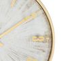 Voir la diapositive 3 : ATMOSPHERA Horloge effet patiné - Diam 30 cm - Gris et doré