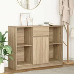 VIDAXL Buffet avec tiroir chene sonoma 101x35x76 cm bois d'ingenierie