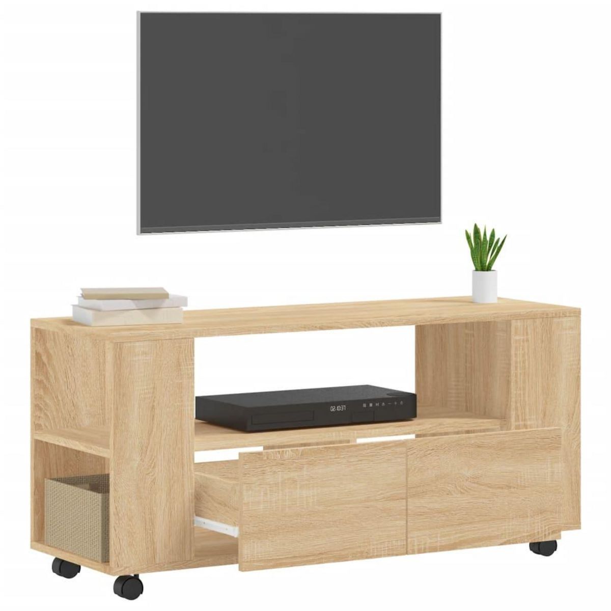 VIDAXL Meubles TV chene sonoma 102x34,5x43 cm bois d'ingenierie