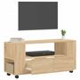 Voir la diapositive 4 : VIDAXL Meubles TV chene sonoma 102x34,5x43 cm bois d'ingenierie