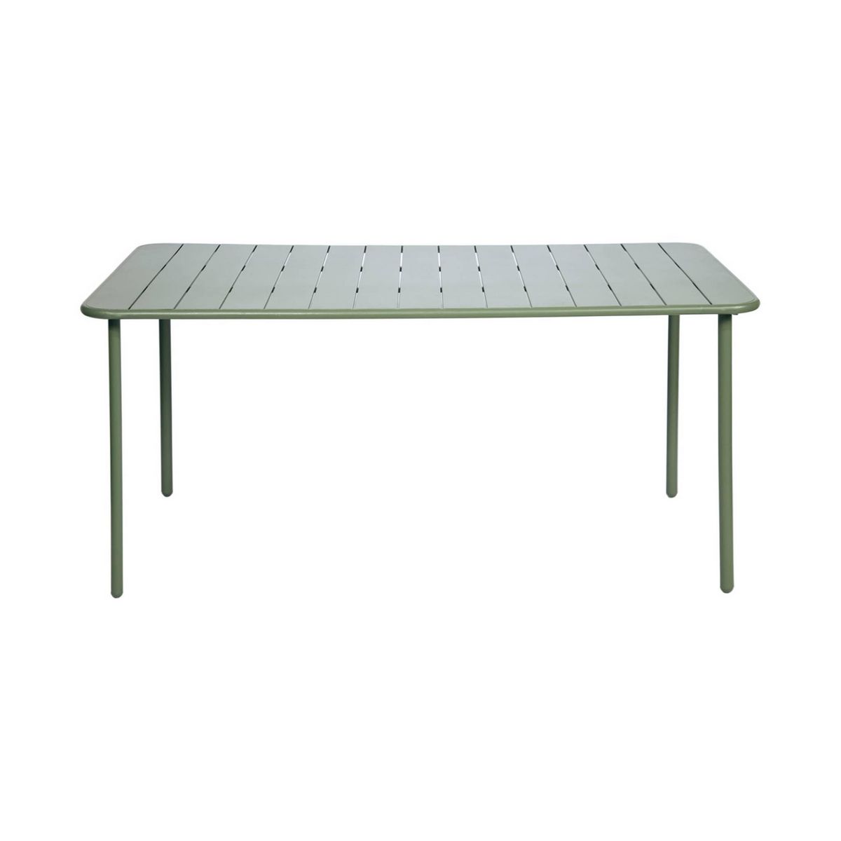 SWEEEK Table de jardin métal 6-8 places, Amelia 160x90xH72.5cm
