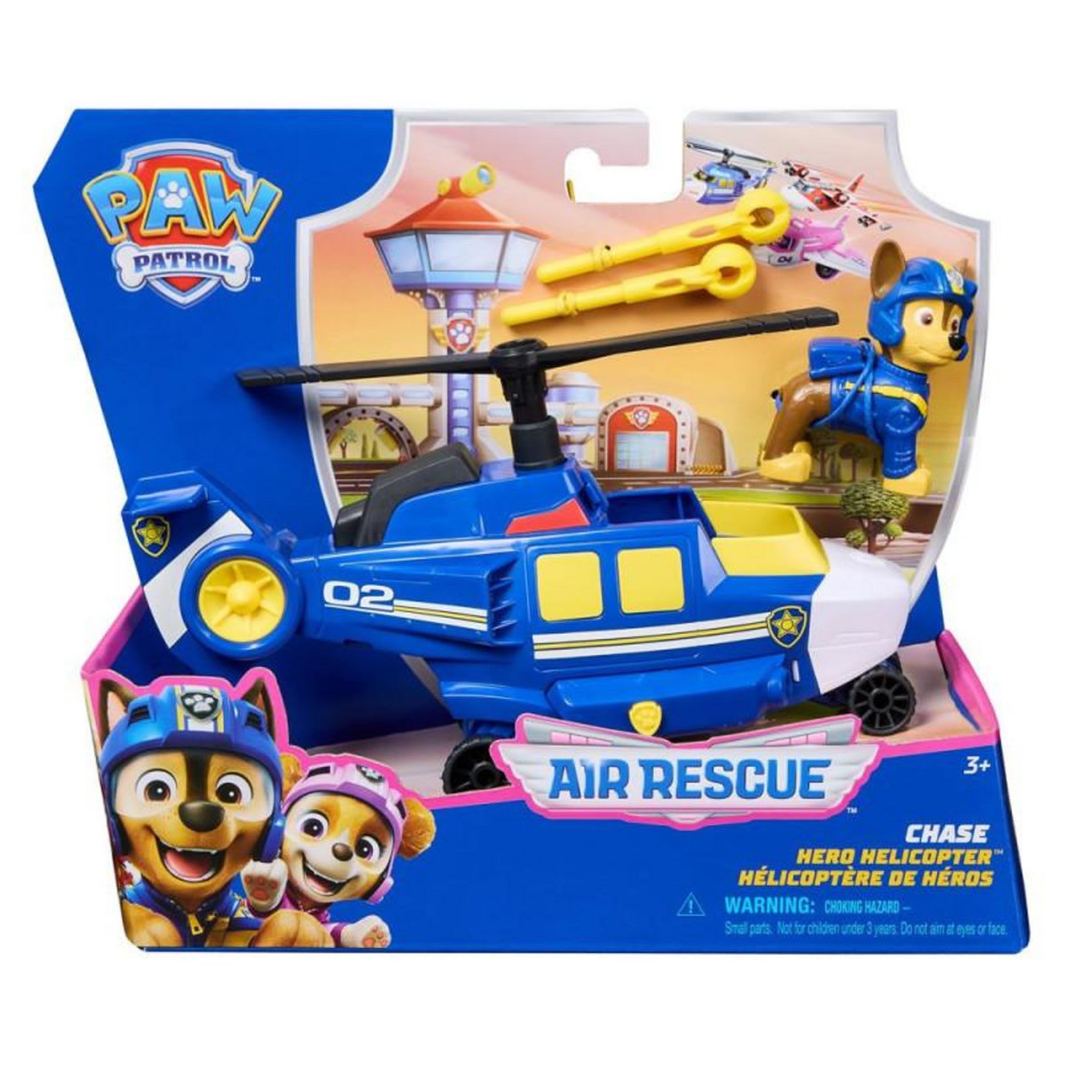 PAW PATROL Véhicule avec Figurine Chase Paw Patrol Pat'Patrouille Air Rescue