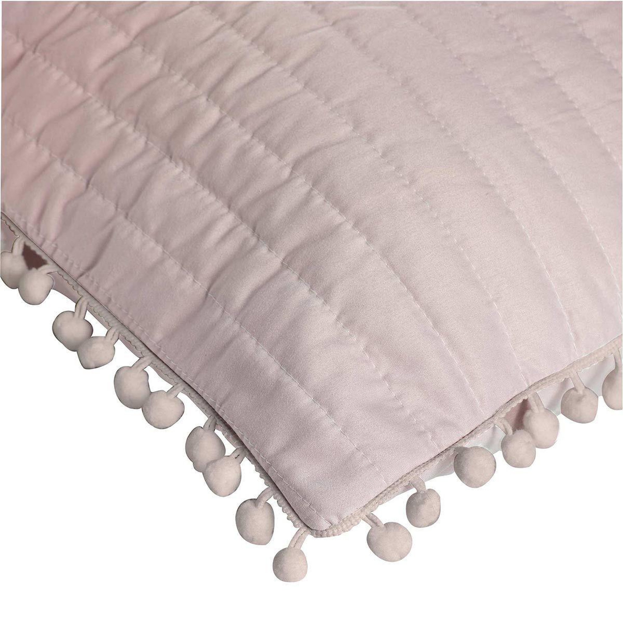 Voir la diapositive 2 : Douceur d'Intérieur Housse de coussin  dorinette  45x45cm nude
