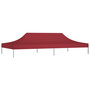 Voir la diapositive 2 : VIDAXL Toit de tente de reception 6x3 m Bordeaux 270 g/m^2