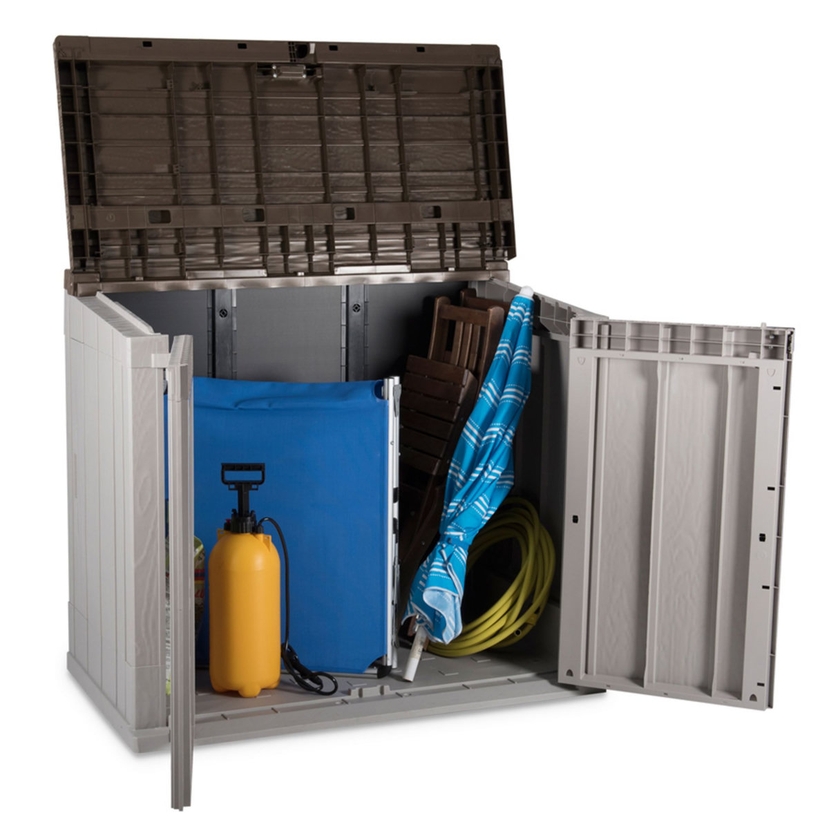 Coffre rangement de jardin résine 842 Litres