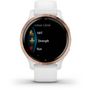 Voir la diapositive 5 : GARMIN Montre sport Venu 2S Rose Gold avec bracelet blanc