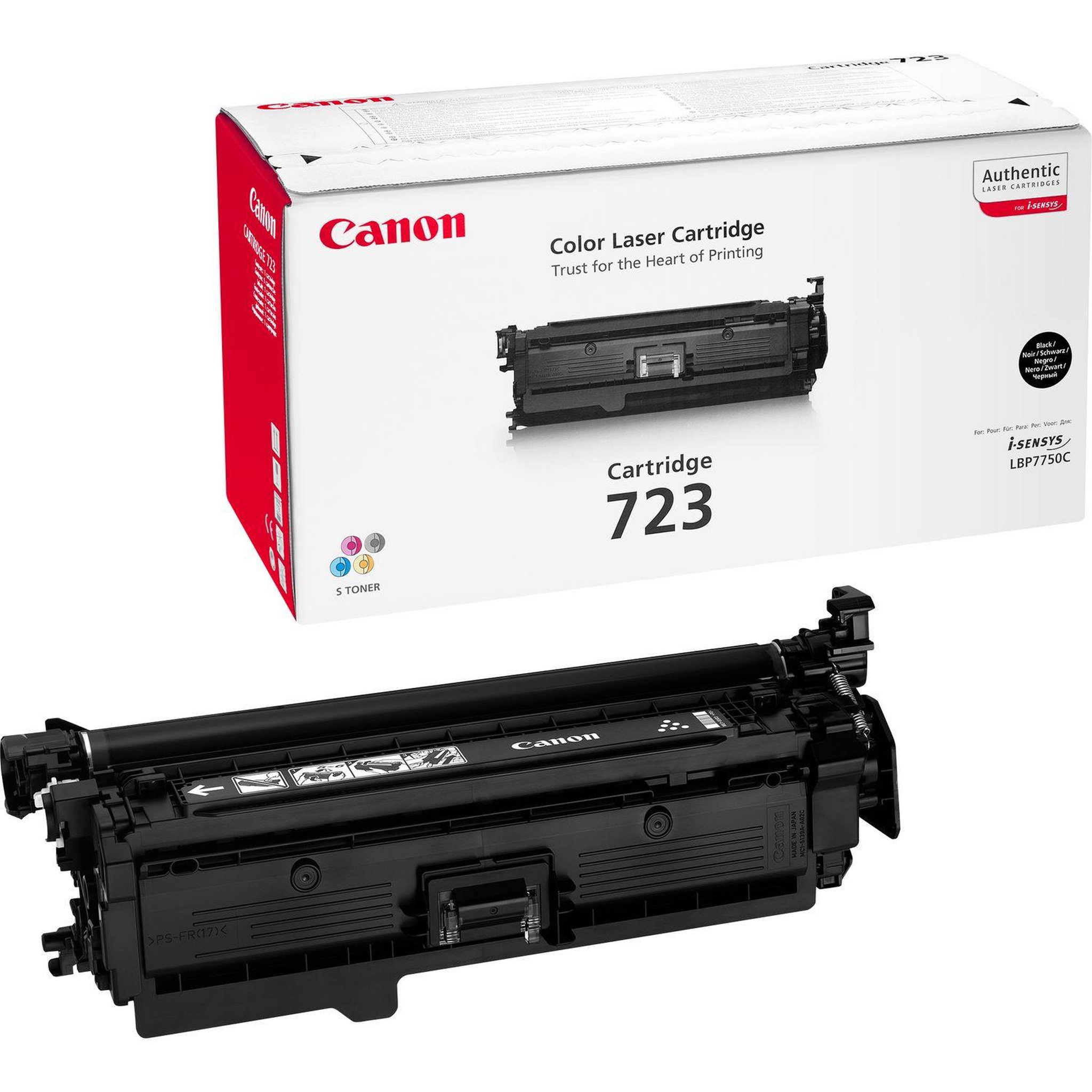 Canon Canon 723bk cartouche de toner 1 pièce(s) original noir