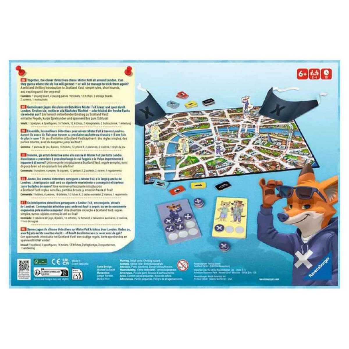 RAVENSBURGER Scotland Yard junior jeu d'enquete