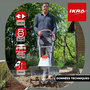 Voir la diapositive 5 : Ikra Motobineuse électrique 1500W Largeur de travail 17-45cm 6 fraises - Profondeur de travail 23cm Préparation sol jardin IKRA